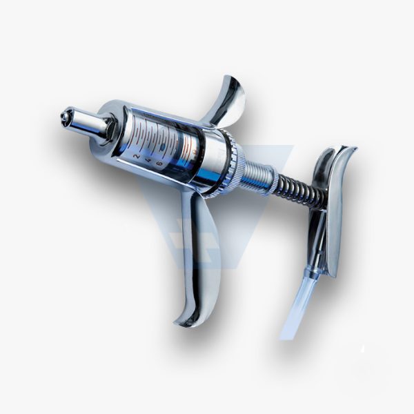 Αυτόματη σύριγγα 5ml Vet-matic με λάστιχο