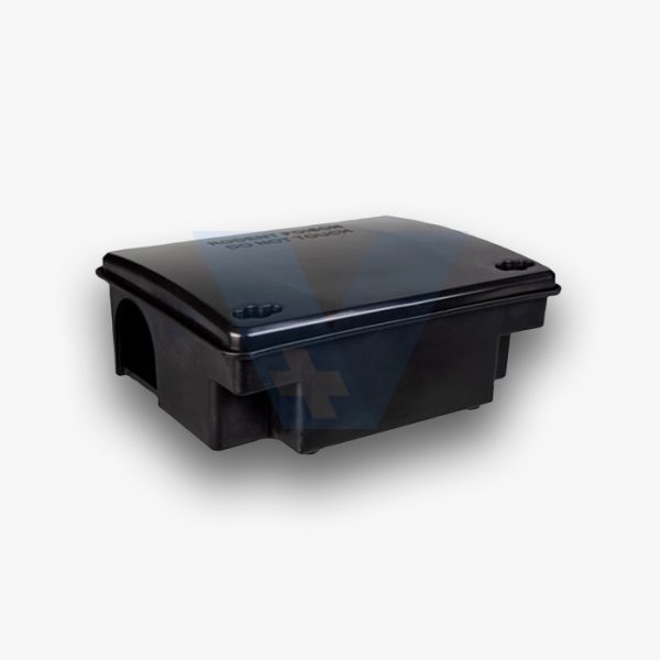Compact rat bait box