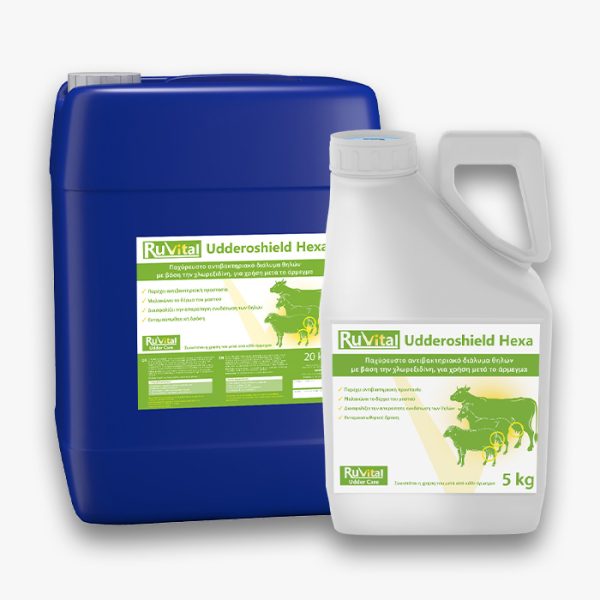 Udderoshield Hexa υγρό εμβάπτισης θηλών